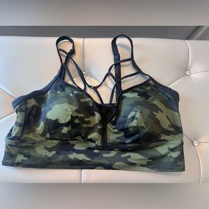 Padded Camouflage Bikini Top